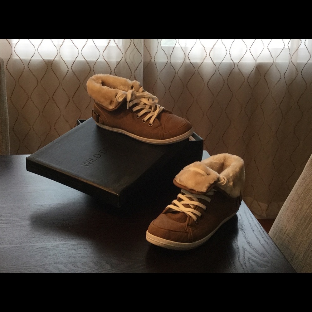 Tan sneakers